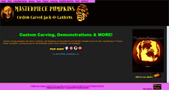 Desktop Screenshot of masterpiecepumpkins.com