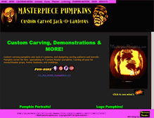 Tablet Screenshot of masterpiecepumpkins.com